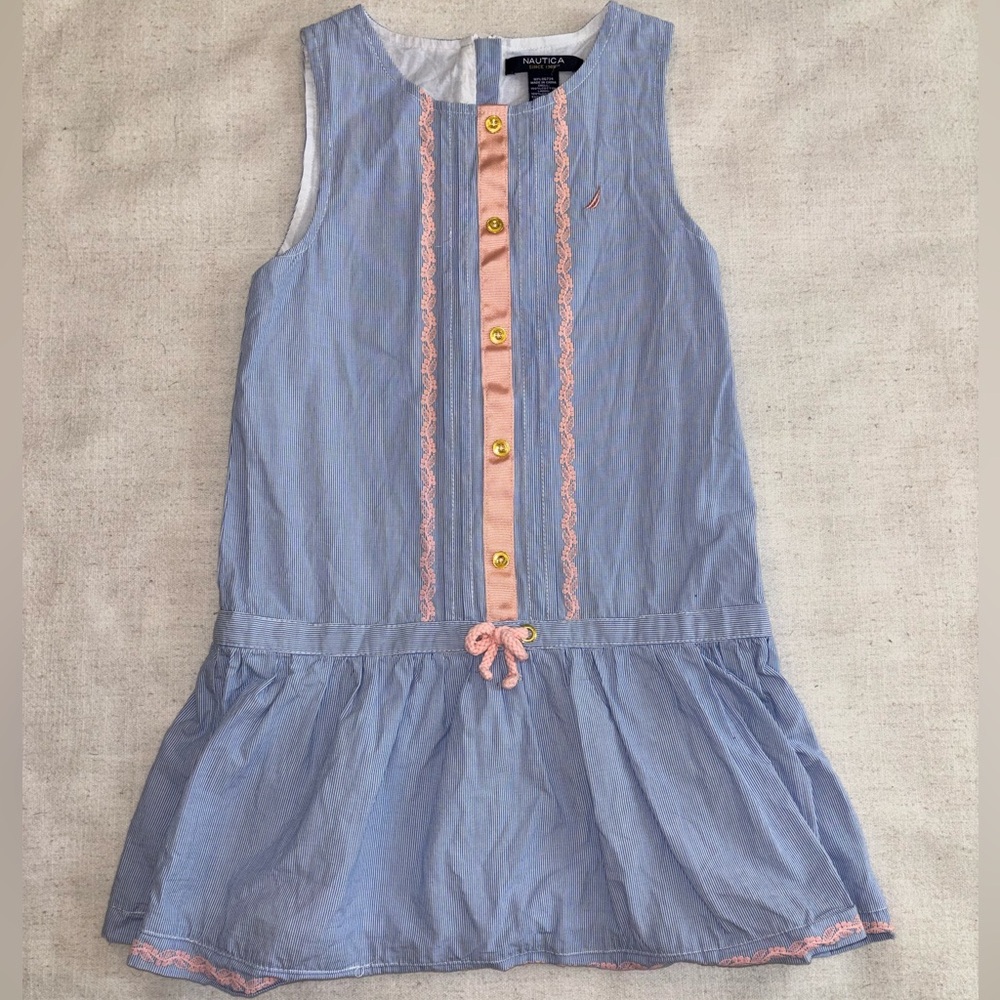 Nautica Blue and Pink Kids Dress